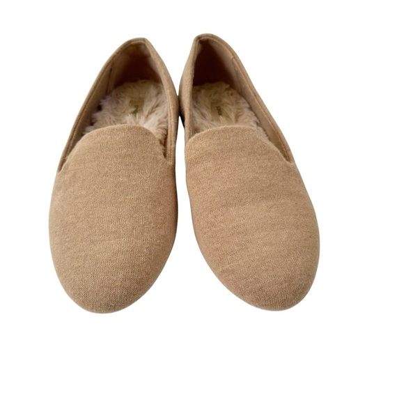 Birdies Starling Knit Loafers in Oatmeal Faux Fur Size 7.5 - Picture 4 of 12
